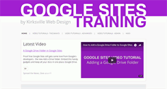 Desktop Screenshot of googlesitestraining.com